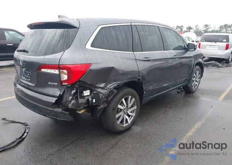 2021 Honda Pilot Awd Ex-L z USA, uszkodzony, nr VIN 5FNYF6H56MB071943